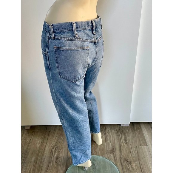 Vintage 90s Wrangler Jeans, 34W x 30, Lightwash Boyfriend Jeans - Picture 8 of 9